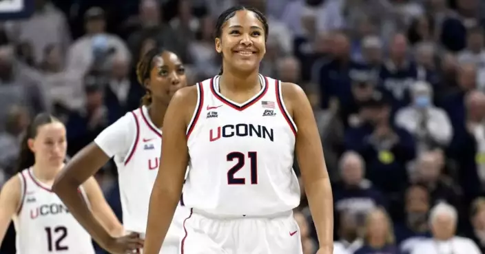 UConn star sophomore Sarah Strong named the AP Player of the Year in women's college basketball