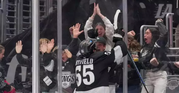 Quinton Byfield scores in OT to boost Kings' playoff hopes with a 7-6 win over Maple Leafs