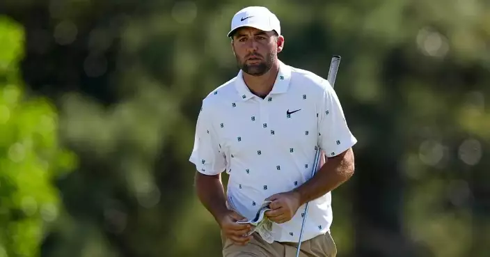 Scheffler moves up with a 65 at the Masters and probably needs something similar to contend Sunday