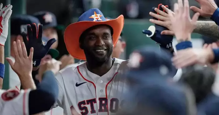 Yordan Alvarez goes deep and Spencer Arrighetti fans 10, lifting the Astros past the Rockies 3-1