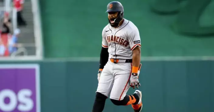 Ramos hits 3-run homer, Webb works six innings as the Giants beat the Nationals 10-5