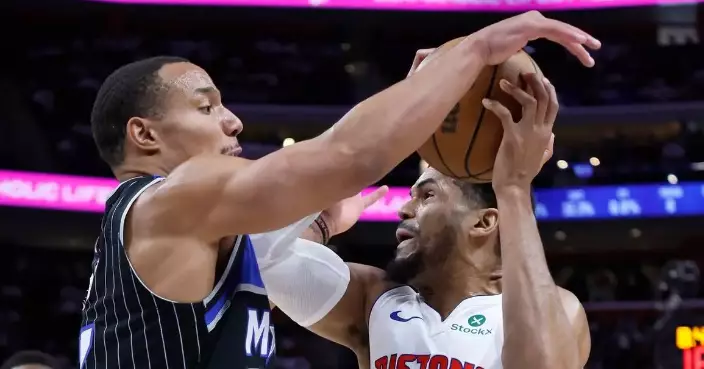 Paolo Banchero scores 23 and Magic beat Pistons 112-101 to extend NBA's longest home postseason skid