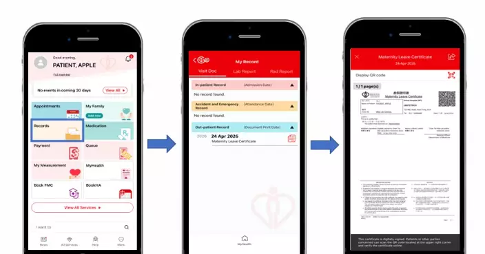 Hospital Authority to Launch Digital Maternity/Sick Leave Certificates and Maternity Leave Certificates Starting April 24, Enhancing Patient Experience and Streamlining Processes