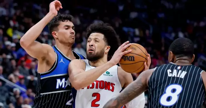 Cade Cunningham scores 45, Pistons beat Magic 116-109 in Game 5 to stave off elimination