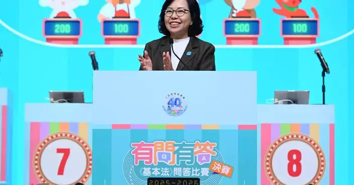 Basic Law Quiz Competition Final Attracts Over 35,000 Participants in Hong Kong