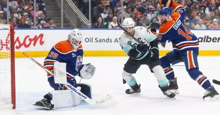 Oilers’ Ingram celebrates birthday with 27-save shutout, 3-0 win against Kraken
