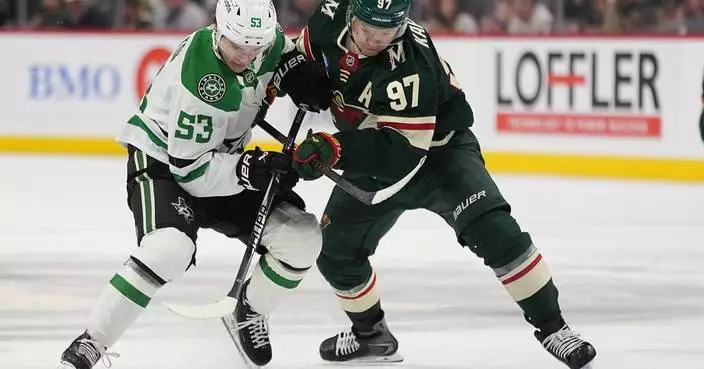 Wyatt Johnston’s double-OT deflection gives Stars 4-3 win over Wild in Game 3
