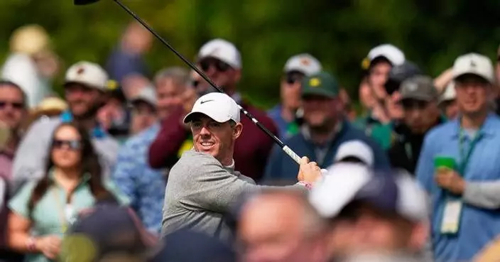 Rory McIlroy is taking a champion's victory lap at Augusta National ahead of his Masters defense