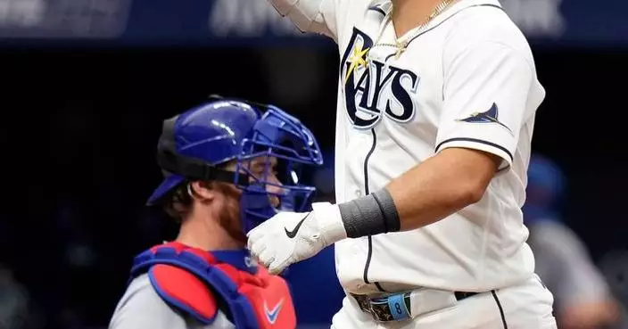Mullins, Aranda and Caminero homer to lead Rays over Cubs in return to Tropicana Field