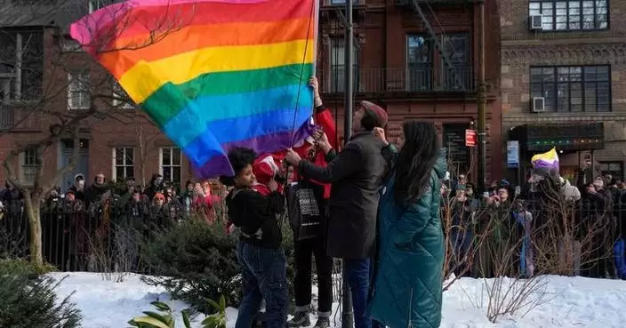 Trump administration agrees to keep flying rainbow Pride flag at New York’s Stonewall monument