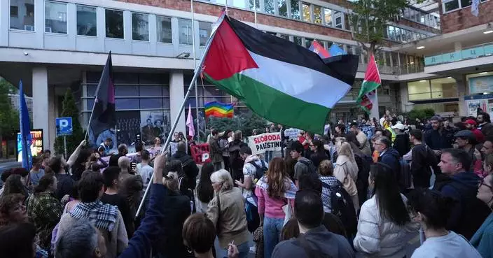 Serbian protest urges boycott of Eurovision Song Contest over Israel’s participation