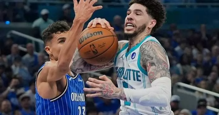 Magic rout Hornets 121-90 in play-in game, advance to face Pistons in 1st round of playoffs