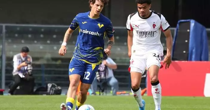 AC Milan steadies Champions League push with 1-0 win at last-placed Verona