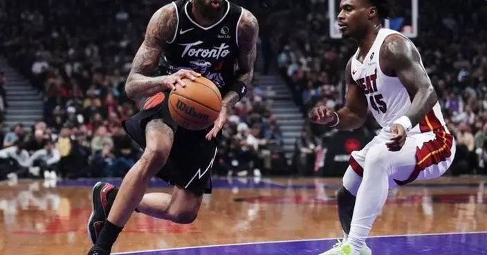 Ingram scores season-high 38, Raptors move closer to playoff berth by beating slumping Heat 128-114