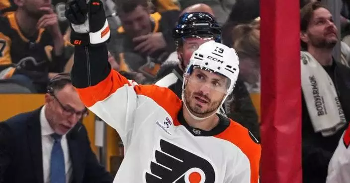 Vladar stops 27 shots as Flyers top Penguins 3-0 to take commanding 2-0 lead in first-round series