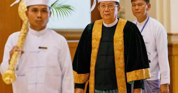 Myanmar’s parliament elects ruling general as president, keeping the army in charge