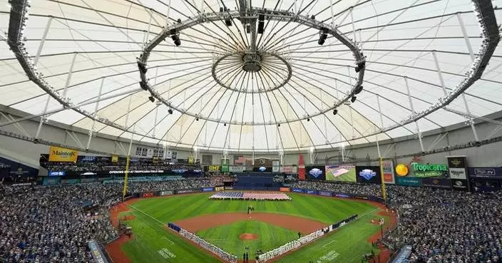Mullins, Aranda and Caminero homer to lead Rays over Cubs 6-4 in return to Tropicana Field