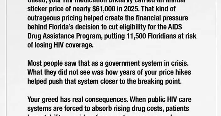 AHF Slams Gilead for Role in Florida AIDS Drug Crisis