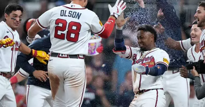 Matt Olson’s 2-run homer in the ninth gives the Braves 4-3 win over the Tigers
