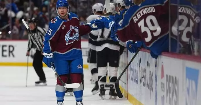 Forward Logan O’Connor caps long comeback with a Game 1 goal to help Avalanche hold off Kings 2-1
