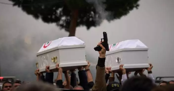 Lebanon buries a Christian official killed in an Israeli strike as anti-Hezbollah anger surges