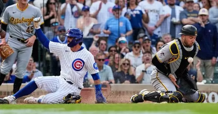 Busch ends 0-for-30 slide with tying single, Cubs overcome 5-run deficit to beat Pirates 7-6