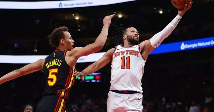 Knicks edge Hawks 108-105 after quick review wipes out McCollum’s half-court buzzer-beater