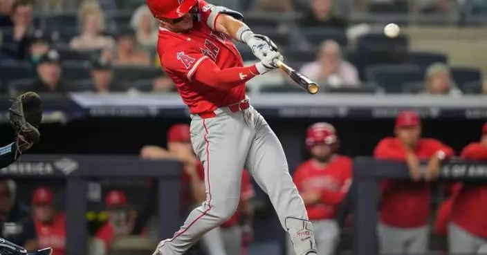 Mike Trout vs. Aaron Judge turns into starry slugfest of 3-time MVPs as Yanks edge Angels 11-10