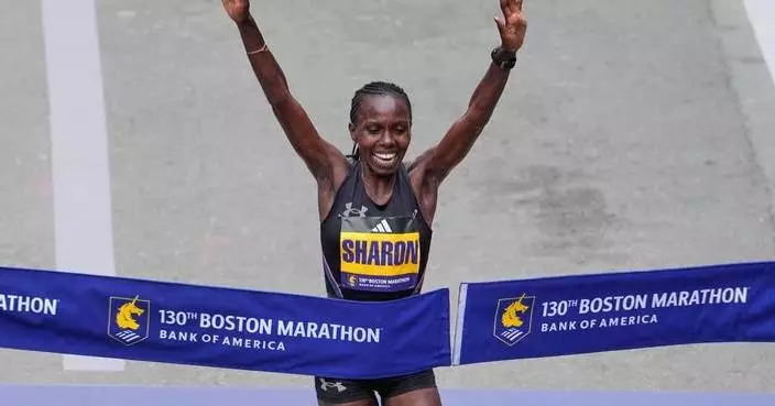 Sharon Lokedi repeats as Boston Marathon women's champion, leading a Kenyan top four
