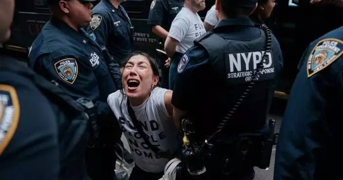 Dozens arrested as protesters demand Schumer and Gillibrand block sale of bombs to Israel