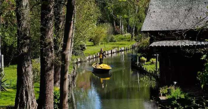 In a remote German village, mail is delivered by boat during warmer months