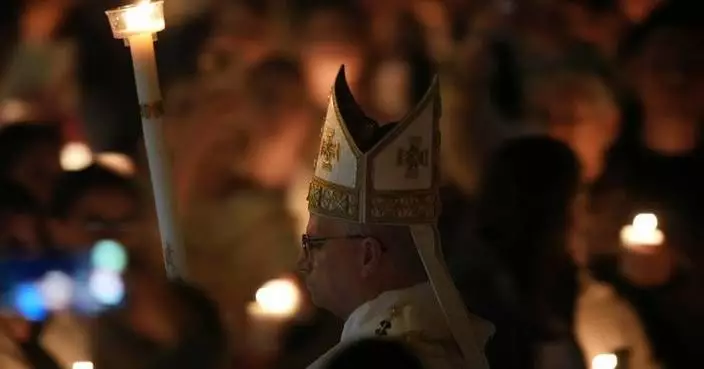 Pope Leo XIV celebrates first Easter vigil, calls for harmony and peace in a world torn by war
