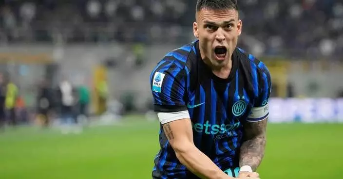 Lautaro Martinez’s brace helps Inter rout Roma 5-2 to get Serie A title pursuit back on track