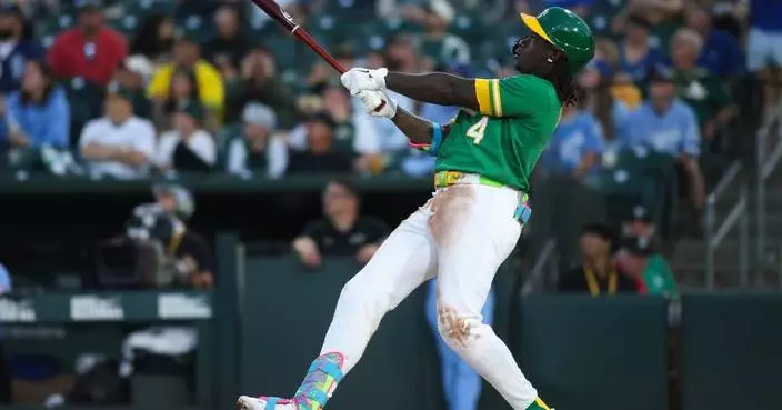 Butler homers, Kurtz extends walk streak to 18 games; Athletics beat Royals 5-2