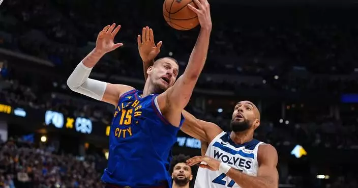 Rudy Gobert is making 3-time MVP Nikola Jokic work for everything he gets in Wolves-Nuggets series