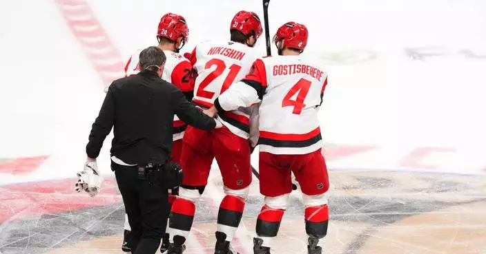 Hurricanes’ Rod Brind’Amour is hopeful Ehlers and Nikishin will be ready for Round 2 of NHL playoffs