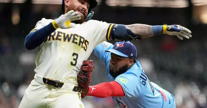Blue Jays batter Brewers' bullpen to win 9-7 in 10 innings as Milwaukee drops 6th straight