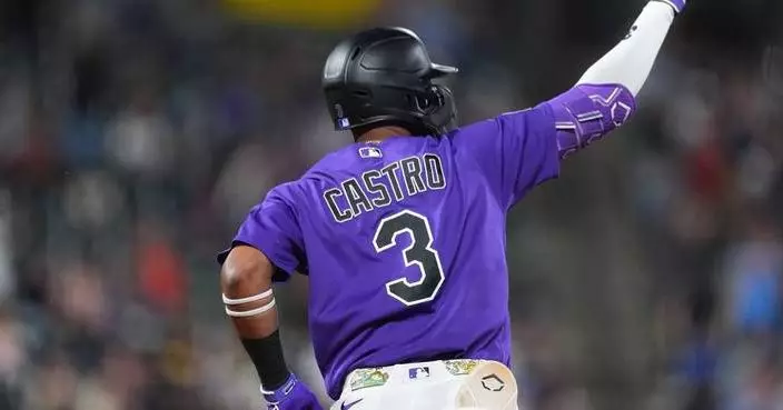 Castro's 3 RBIs lead Rockies over Astros 5-1 for second series win, which last year took until June