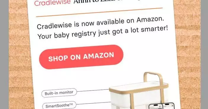 Cradlewise Brings Its Award-Winning Smart Crib to Amazon in Time for Mother’s Day