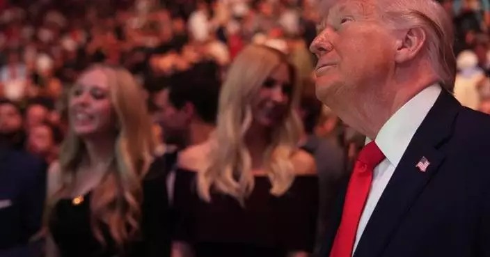 Trump takes the spotlight at UFC 327 in Miami, greeting Rogan and Rubio