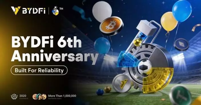 BYDFi Marks 6th Anniversary with Month-Long Celebration, Built for Reliability