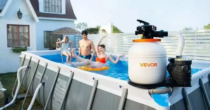 VEVOR Launches New FlashPure Sand Filter Pump, Featuring Up to 6X* Faster Filtration to Rescue Summer Weekends
