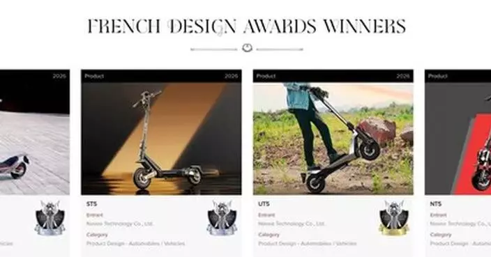 NAVEE Recognized with Four Wins at 2026 French Design Awards