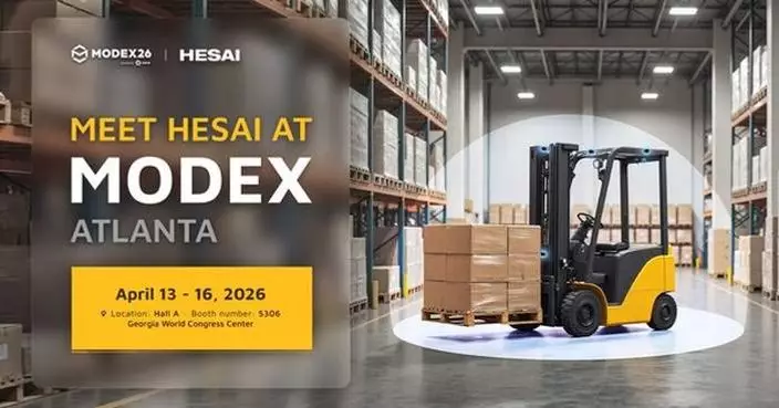 Hesai Powers Safety-Certified AI Autonomy for Smart Logistics with 3D Lidar at MODEX 2026