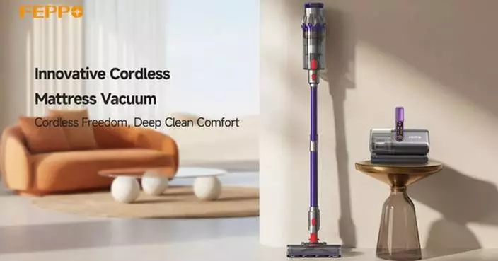 FEPPO Unveils Cordless Mattress Vacuum and Handheld Duo for a Seamless Spring Refresh
