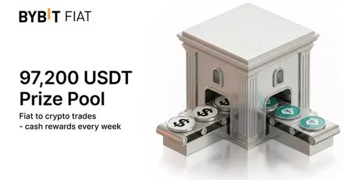 Bybit Launches Fiat-to-Crypto Frenzy: 97,200 USDT Prize Pool Rewards for New Users Weekly