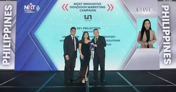 Philippines’ Media Display Solutions Wins Silver at NEXT Awards for Southeast Asia’s First Sky Projection Innovation