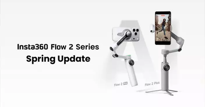 Insta360 Releases Spring Update with Improved Android and iOS Support for Insta360 Flow 2 Series Handheld Gimbals