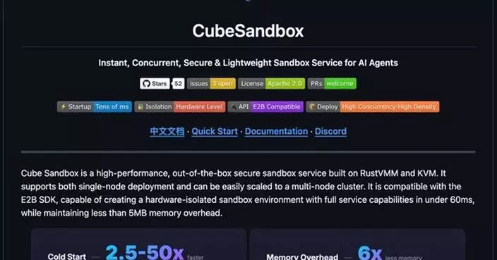 Tencent Cloud Cube Sandbox Goes Fully Open-Source, with Five Major Breakthroughs Enabling Large-Scale Agent Deployment