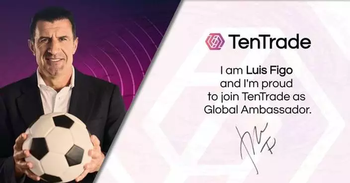 Luis Figo Named Global Brand Ambassador for TenTrade